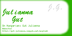 julianna gut business card